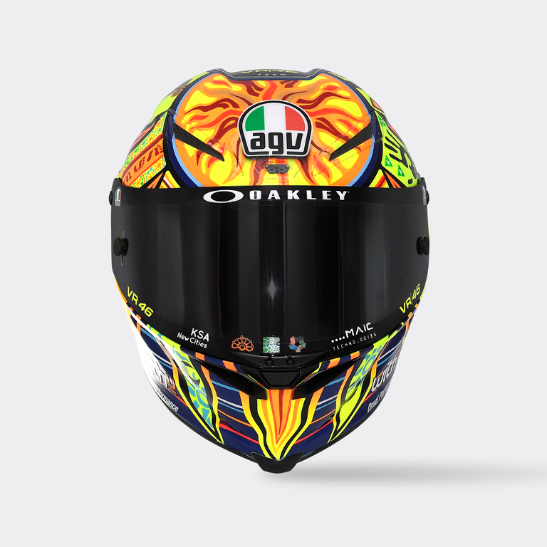 Los 9 cascos de la VR46 Academy en Valencia 2021 GrazieVale